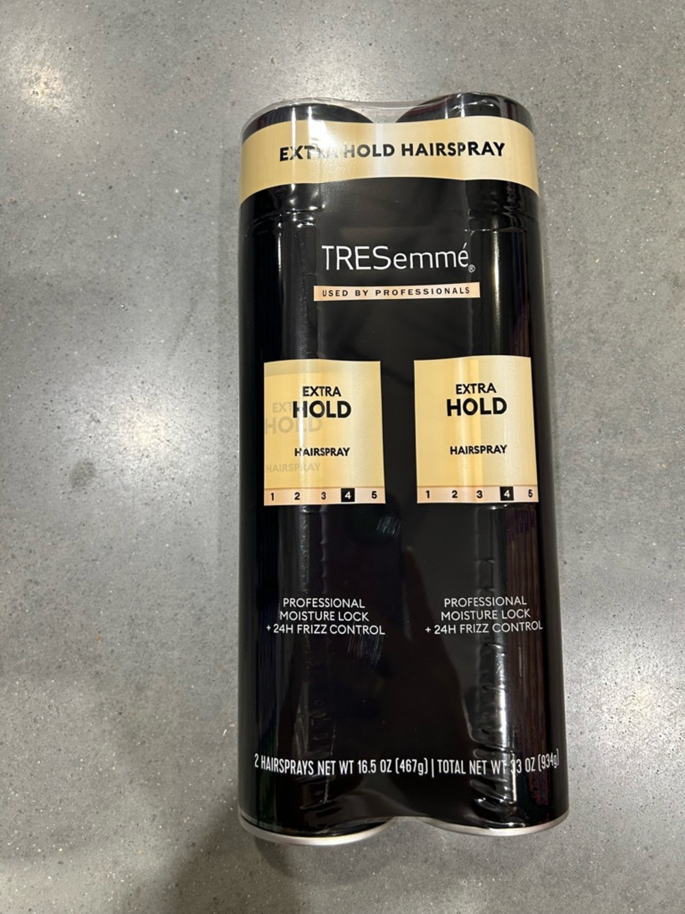 TRESemmé Extra Hold Hairspray Unscented Level 4 Extra Firm Control Hold 2 packs